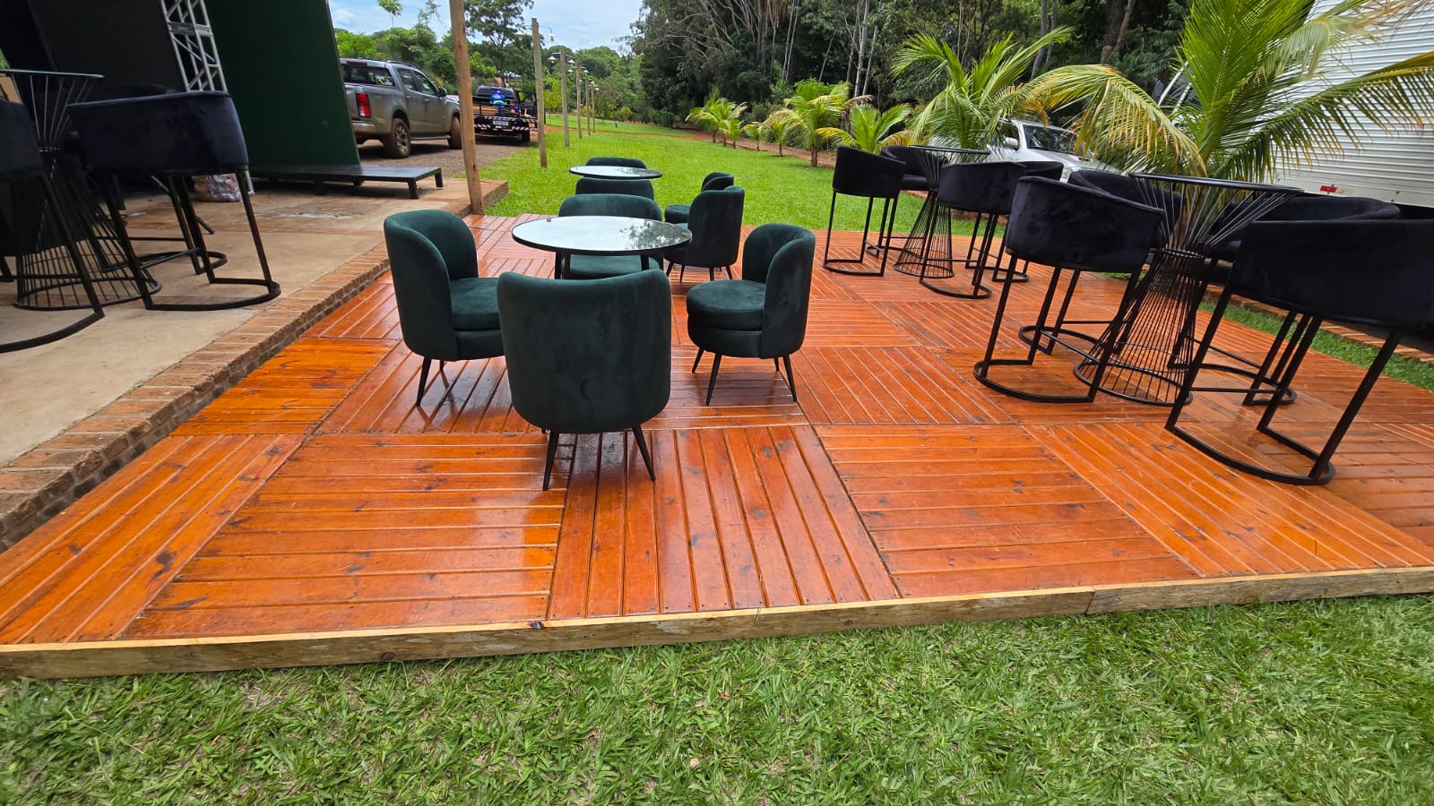 Pisos Deck em Casamento